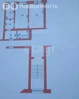 2-комнатная квартира: Ишим, Комсомольская улица, 26 (54.4 м) - Фото 0