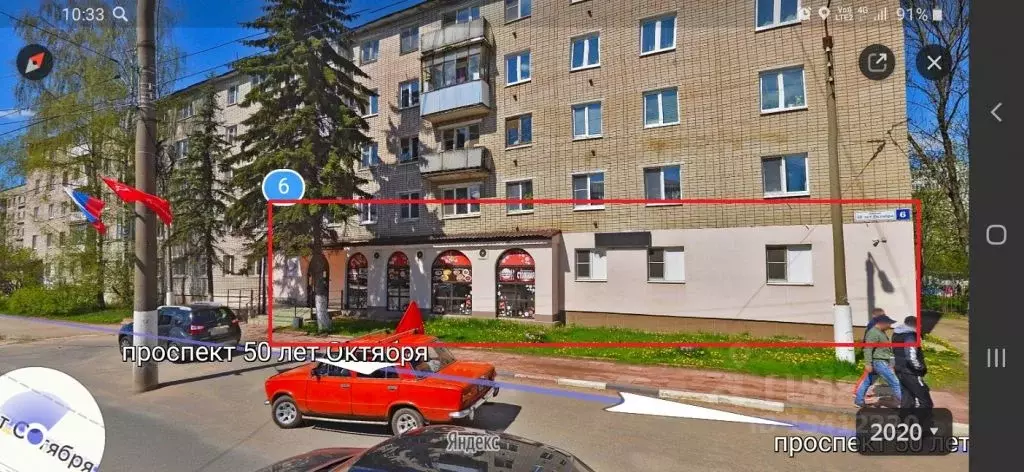 Торговая площадь в Тверская область, Тверь просп. Николая Корыткова, . - Фото 0