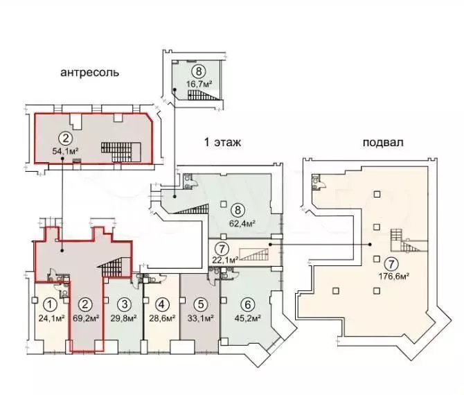 Продам помещение свободного назначения, 123.3 м - Фото 1