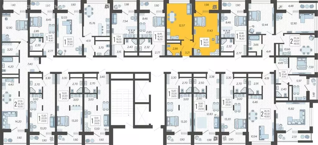 1-комнатная квартира: Сочи, микрорайон Бытха, Ясногорская улица, ... - Фото 1