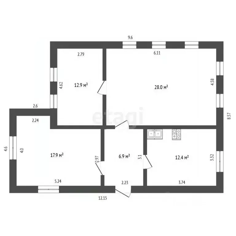 Дом в Башкортостан, Гафурийский район, Ташлинский сельсовет, д. Ташла ... - Фото 1