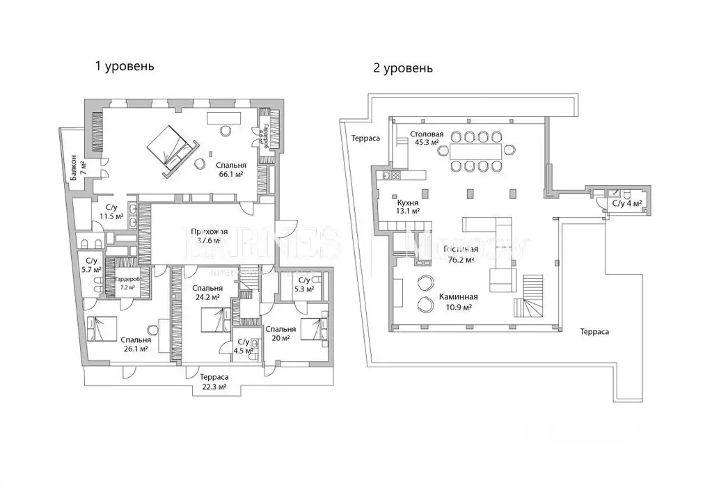 6-к кв. Москва Большой Афанасьевский пер., 28 (340.0 м) - Фото 2