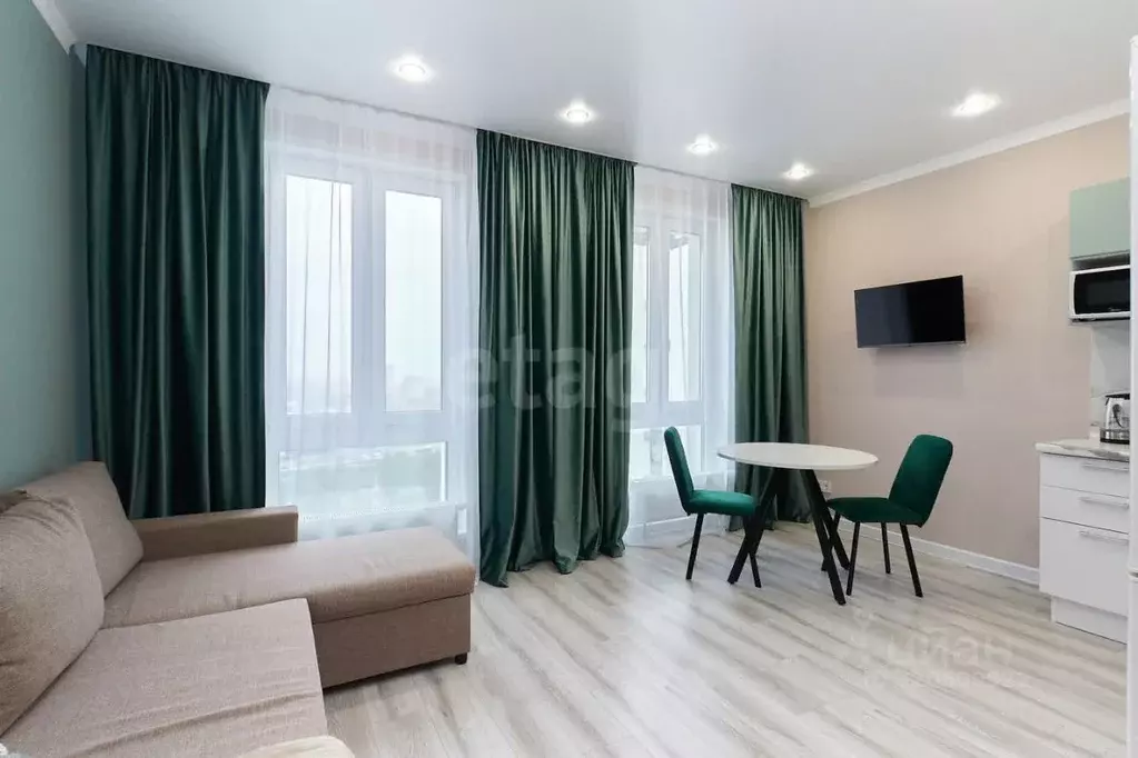 Студия Тюменская область, Тюмень Новгородская ул., 1 (27.0 м) - Фото 0