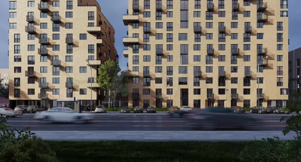 Квартира-студия, 28,6 м, 11/11 эт. - Фото 1
