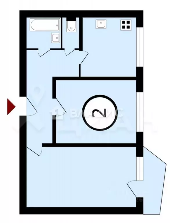2-к кв. Челябинская область, Магнитогорск ул. Тевосяна, 27 (51.1 м) - Фото 2