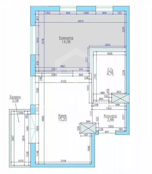 1-комнатная квартира: Кудрово, Солнечная улица, 2 (36.9 м) - Фото 1
