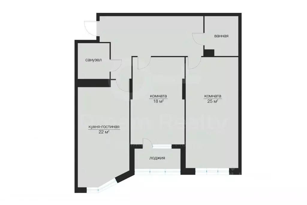 2-к кв. Москва д. Сосенки, ул. Ясеневая, 9 (94.0 м) - Фото 2