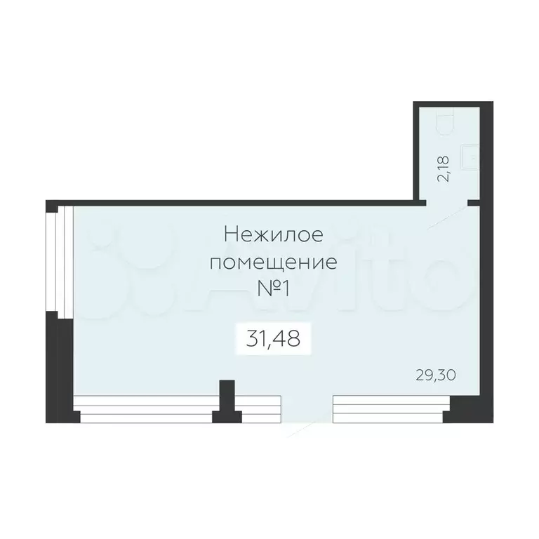 Продам помещение свободного назначения, 31.48 м - Фото 0