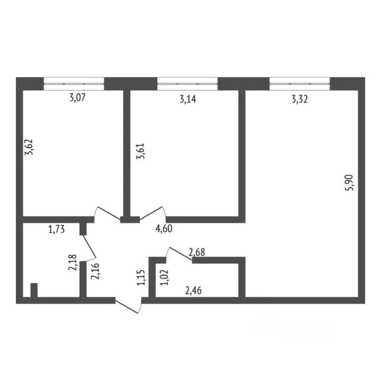 2-к кв. Тюменская область, Тюменский муниципальный округ, с. Горьковка ... - Фото 2