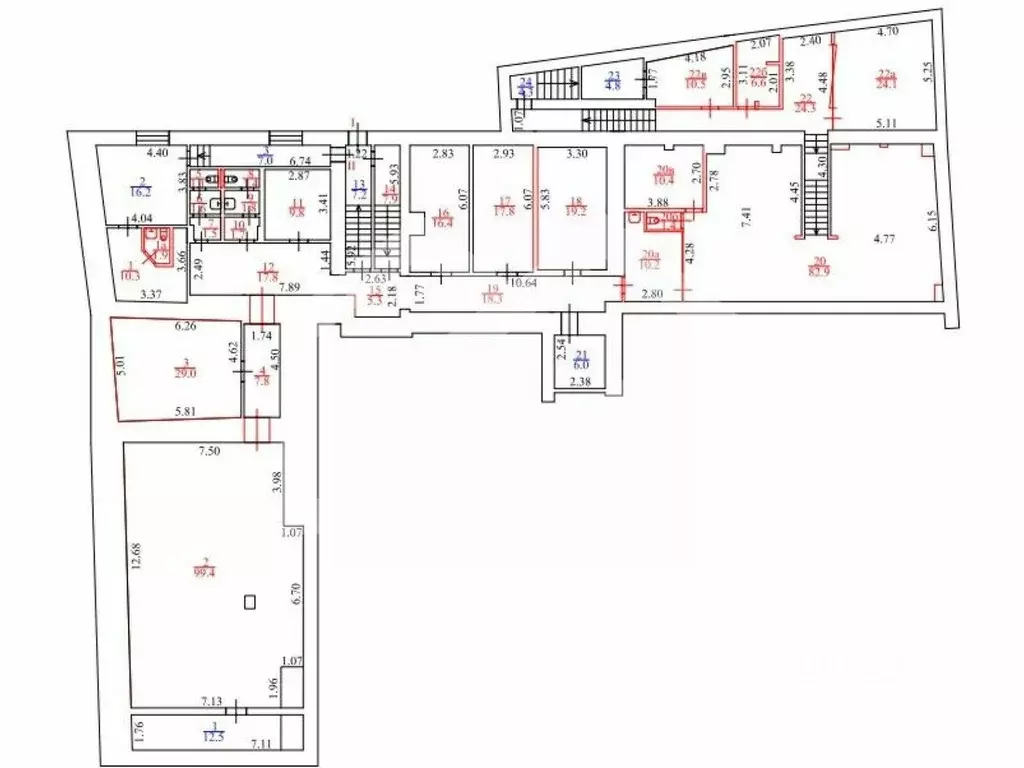 Помещение свободного назначения в Москва Большой Каретный пер., 20С3 ... - Фото 2