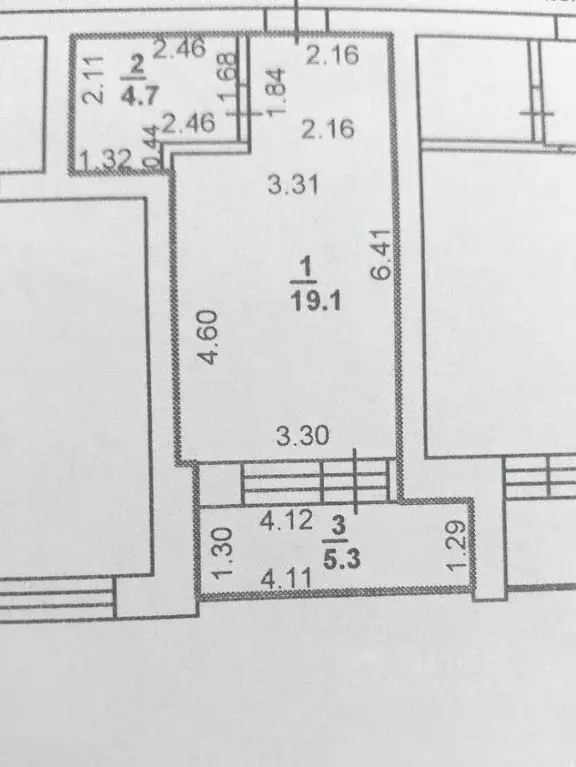 Студия Башкортостан, Стерлитамак просп. Октября, 54 (23.8 м) - Фото 1