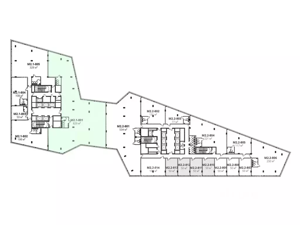 Офис в Москва ул. Нижние Мневники, 37АС4 (829 м) - Фото 1