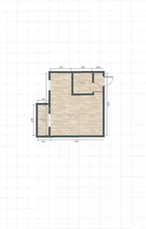 1-комнатная квартира: Казань, улица Гагарина, 4 (31.4 м) - Фото 1