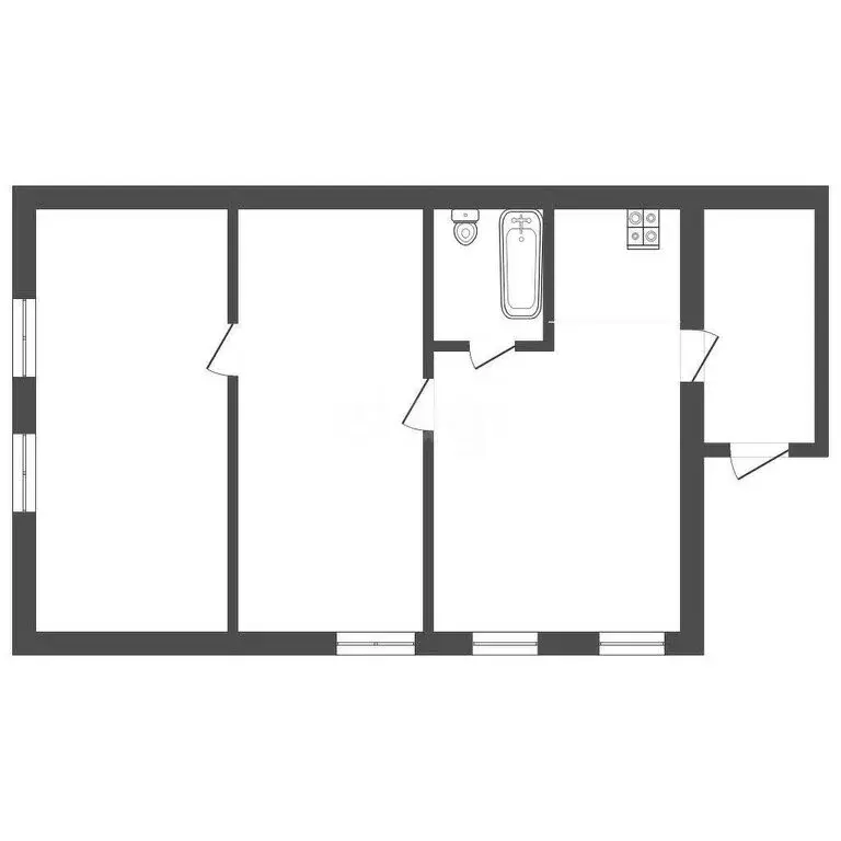 Дом в Нерехта, улица Пушкина (42 м) - Фото 1