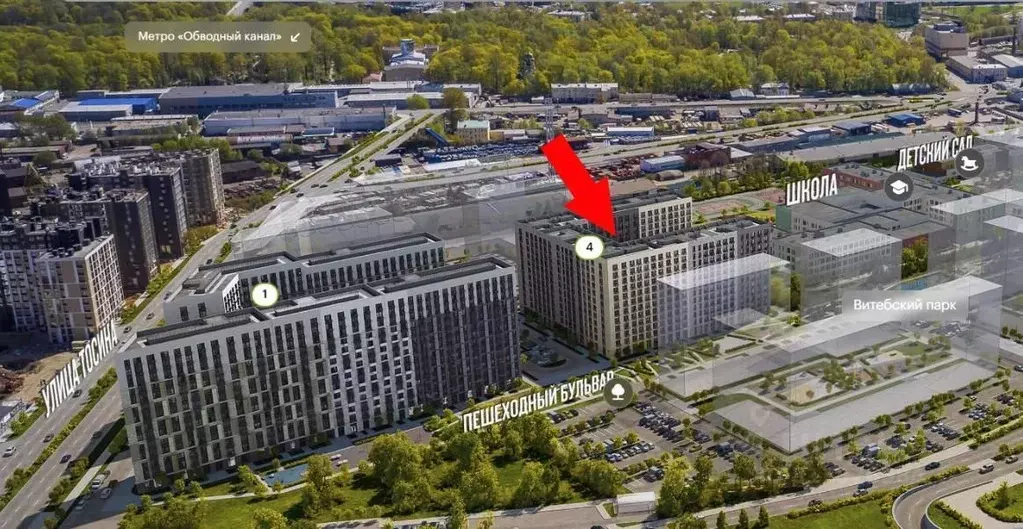 Помещение свободного назначения в Санкт-Петербург ул. Тосина, 1к2 (76 ... - Фото 0