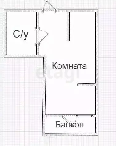 1-к кв. Приморский край, Владивосток ул. Мыс Кунгасный, 3Б (32.0 м) - Фото 1
