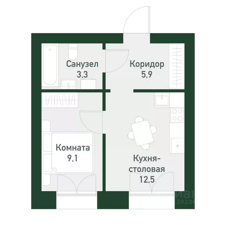 1-к кв. Свердловская область, Екатеринбург Твоя Привилегия жилой ... - Фото 0