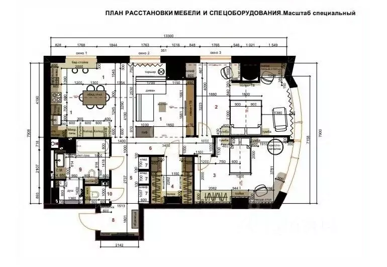 3-к кв. Волгоградская область, Волгоград ул. Калинина, 2А (91.9 м) - Фото 1