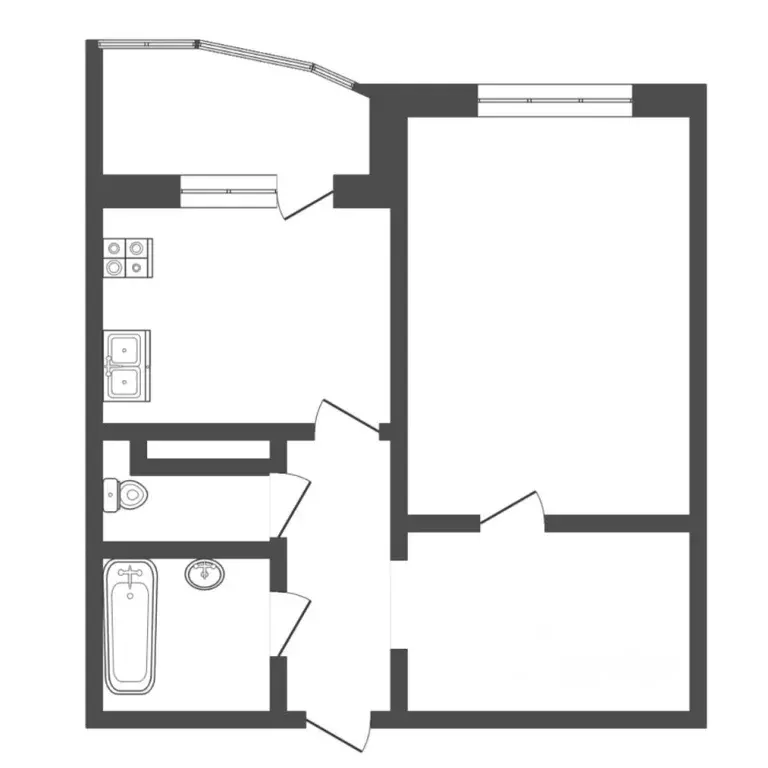 1-к кв. Тюменская область, Тюмень Широтная ул., 190к1 (43.0 м) - Фото 2