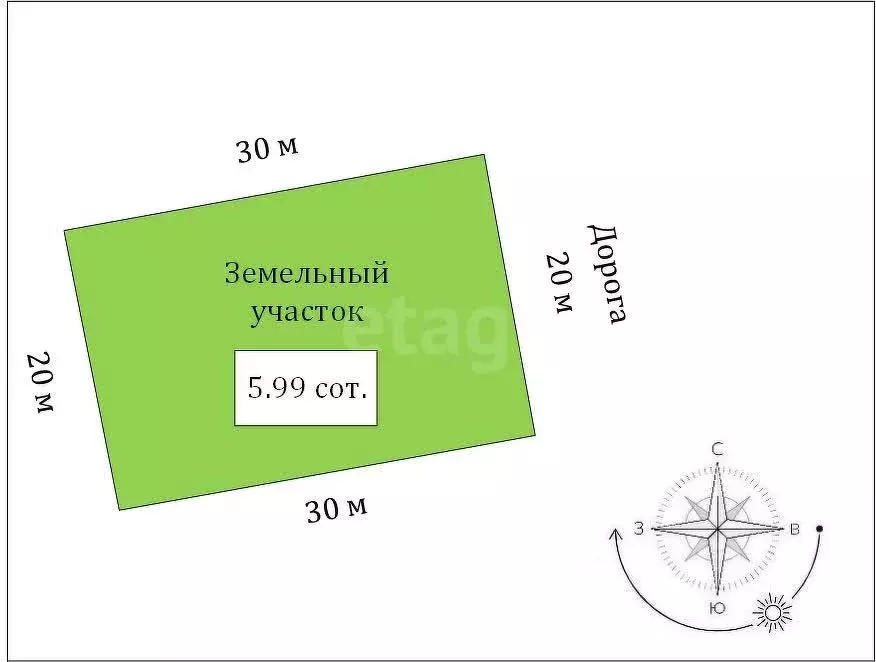 Участок в Крым, Судак муниципальный округ, с. Миндальное ул. Весенняя ... - Фото 2