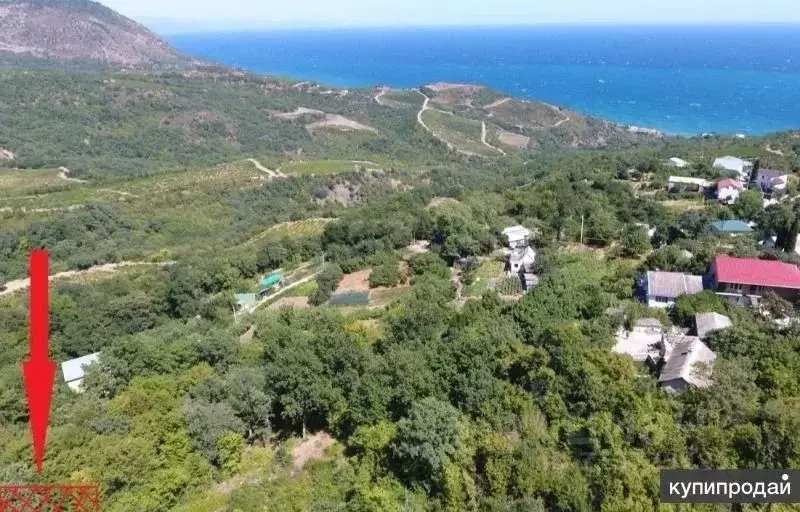 Участок в Крым, Алушта городской округ, с. Малый Маяк ул. Зеленая, 6 ... - Фото 0