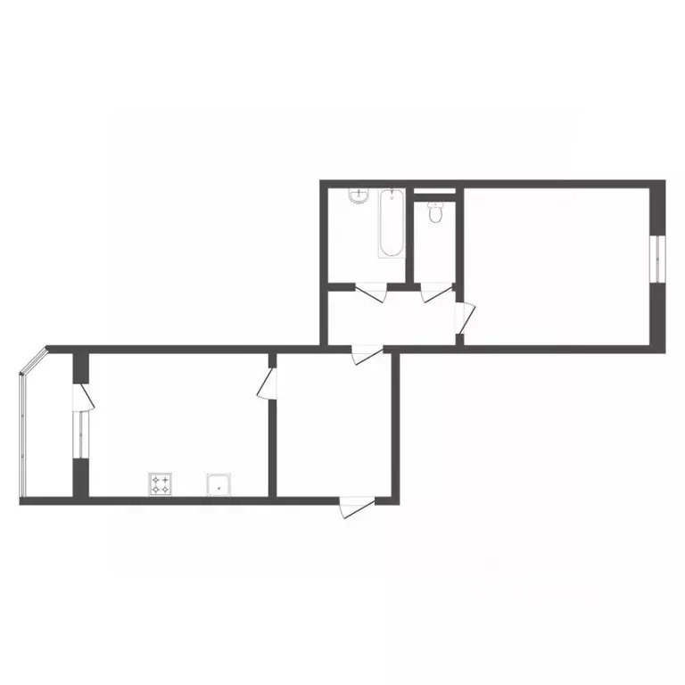 1-к кв. Тюменская область, Тюмень Широтная ул., 168 (47.0 м) - Фото 2