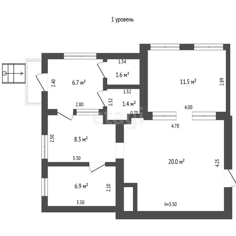 3-комнатная квартира: Ялта, Красноармейская улица, 38/29 (89.6 м) - Фото 2