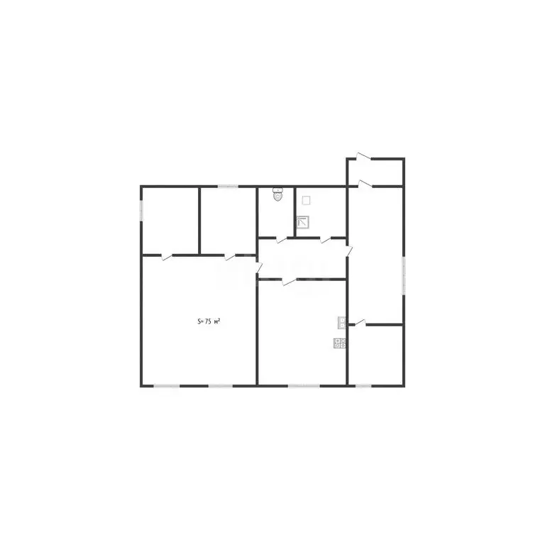Дом в посёлок Верх-Обский, Молодёжная улица (75 м) - Фото 2