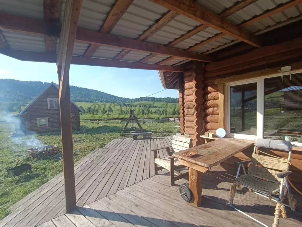 Коттедж в Алтай, Чемальский район, пос. Верх-Анос ул. Центральная (80 ... - Фото 1