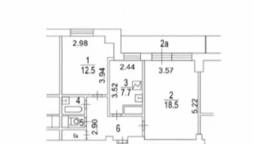 2-к кв. Москва Бутырская ул., 11 (50.0 м) - Фото 2