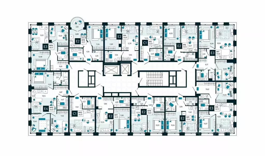 1-к кв. Тульская область, Тула ул. Чмутова, 158Д (33.6 м) - Фото 2