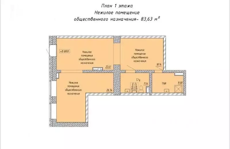 Помещение свободного назначения в Татарстан, Казань Луговая ул., 54 ... - Фото 2