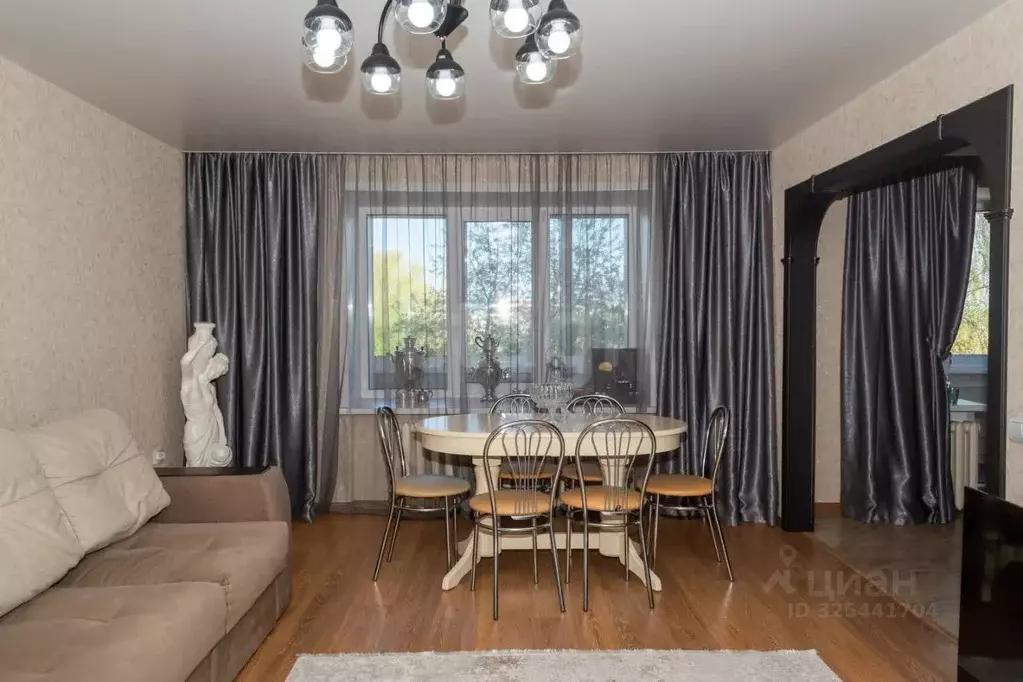 3-к кв. Курганская область, Курган Заозерный жилрайон, 11-й мкр, 1 ... - Фото 2