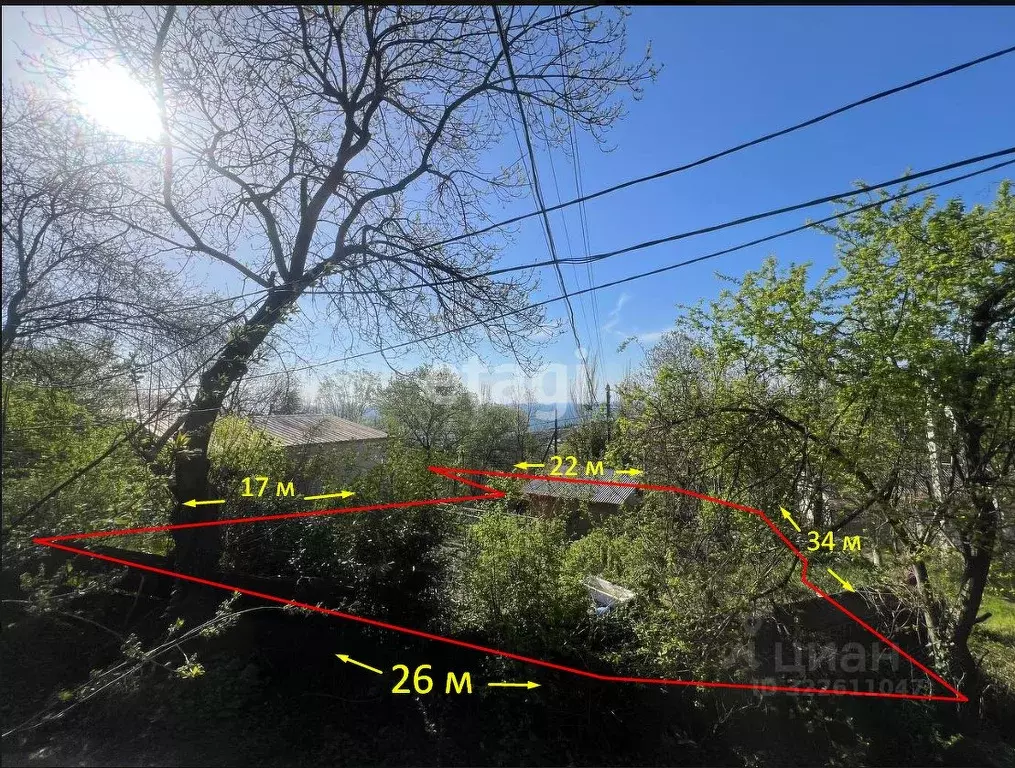 Участок в Крым, Ялта муниципальный округ, Гурзуф пгт  (7.0 сот.) - Фото 1