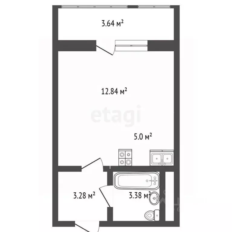 Студия Мордовия, Саранск ул. Косарева, 15А (24.5 м) - Фото 2