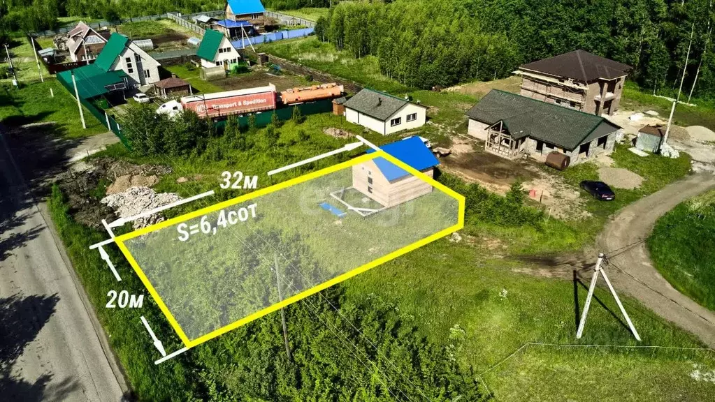 Участок в Томская область, Томский район, Зоркальцевские усадьбы ТСН ... - Фото 1