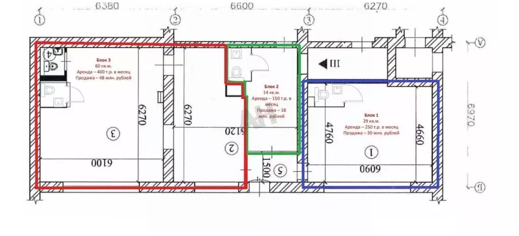 Помещение свободного назначения в Москва ул. Фридриха Энгельса, 7-21 ... - Фото 2