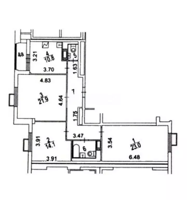 3-комнатная квартира: Москва, проезд Шелихова, 9к1 (89 м) - Фото 0