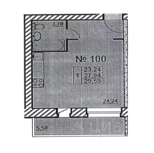 Студия Ярославская область, Ярославский муниципальный округ, пос. ... - Фото 2