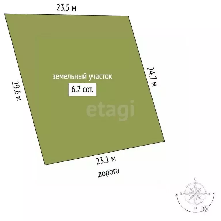 Участок в Ямало-Ненецкий АО, Тарко-Сале Пуровский район,  (6.15 сот.) - Фото 2