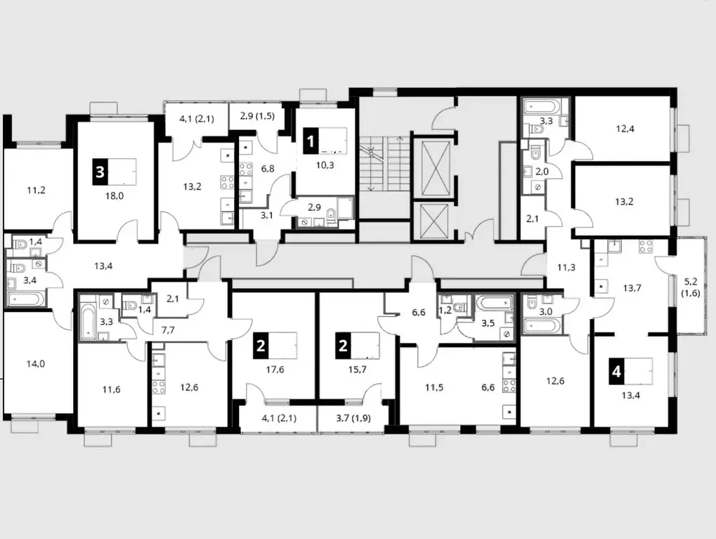 2-к кв. Московская область, Ленинский городской округ, пос. Битца ... - Фото 2