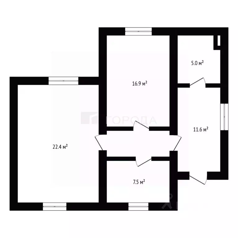 Дом в Новосибирская область, Куйбышев Новая ул., 1Б (83 м) - Фото 2