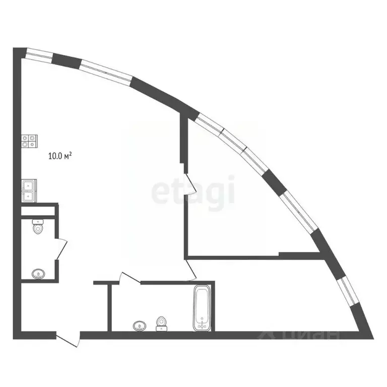 3-к кв. Московская область, Химки ул. Кудрявцева, 16 (90.0 м) - Фото 1