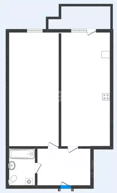 1-к кв. Смоленская область, Смоленск Краснинское ш., 18 (37.1 м) - Фото 2