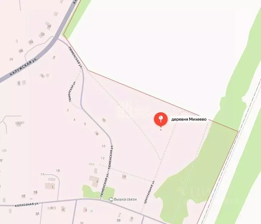 Участок в Калужская область, Малоярославецкий муниципальный округ, д. ... - Фото 2