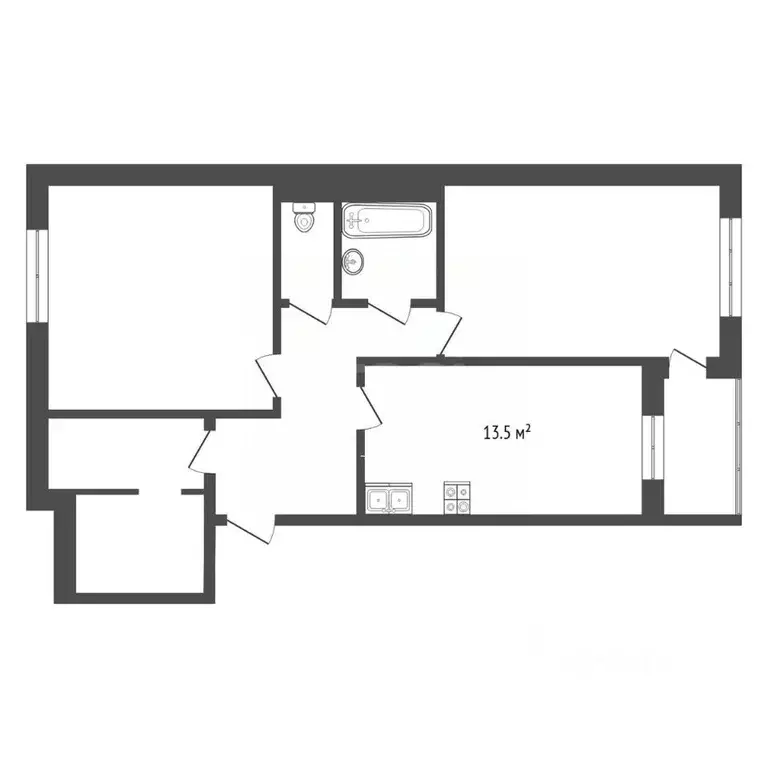 2-к кв. Марий Эл, Йошкар-Ола ул. Петрова, 22 (69.1 м) - Фото 2