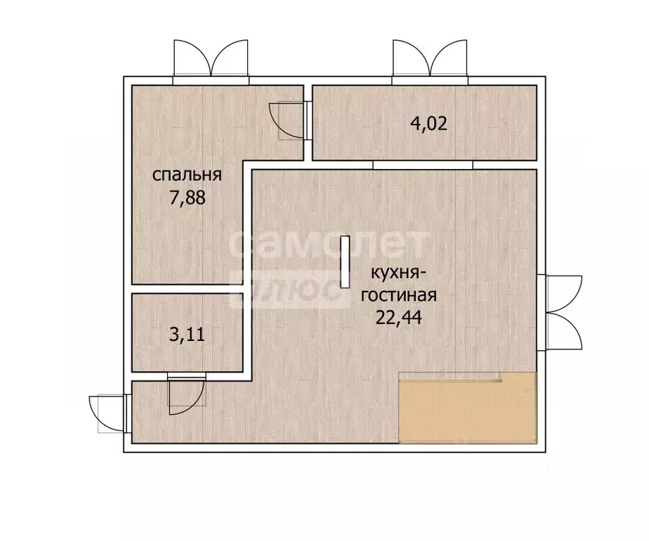 2-к кв. Московская область, Королев Болшево мкр, Бурковский проезд, ... - Фото 1