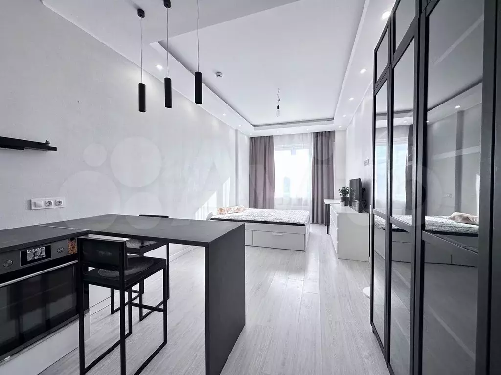 Апартаменты-студия, 33 м, 4/21 эт. - Фото 1