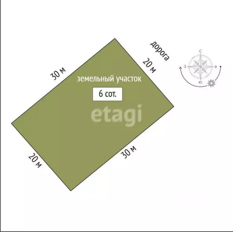 Участок в Ростовская область, Азовский район, Елизаветинское с/пос, ... - Фото 2