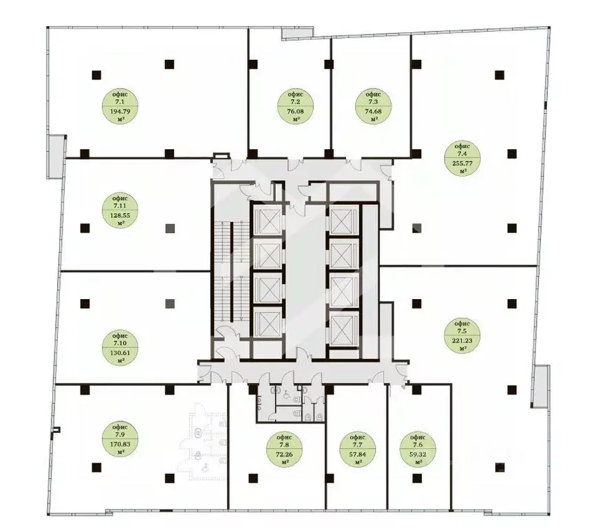 Помещение свободного назначения в Москва ул. Неверовского, 10С3 (256 ... - Фото 2